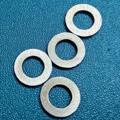 Flat brass washer