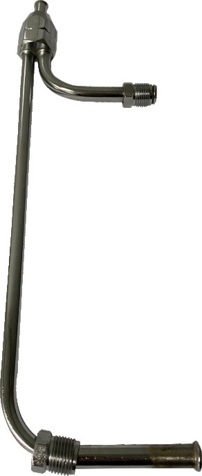 Serpentine copper tube formed as one piece from TP2 copper tube