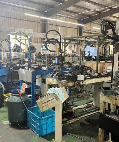 Tube bending lines in the Balford workshop in Zhuji