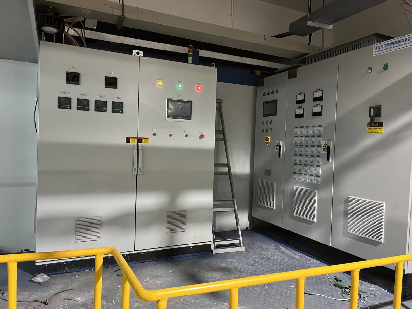 Control room for the e-coating line