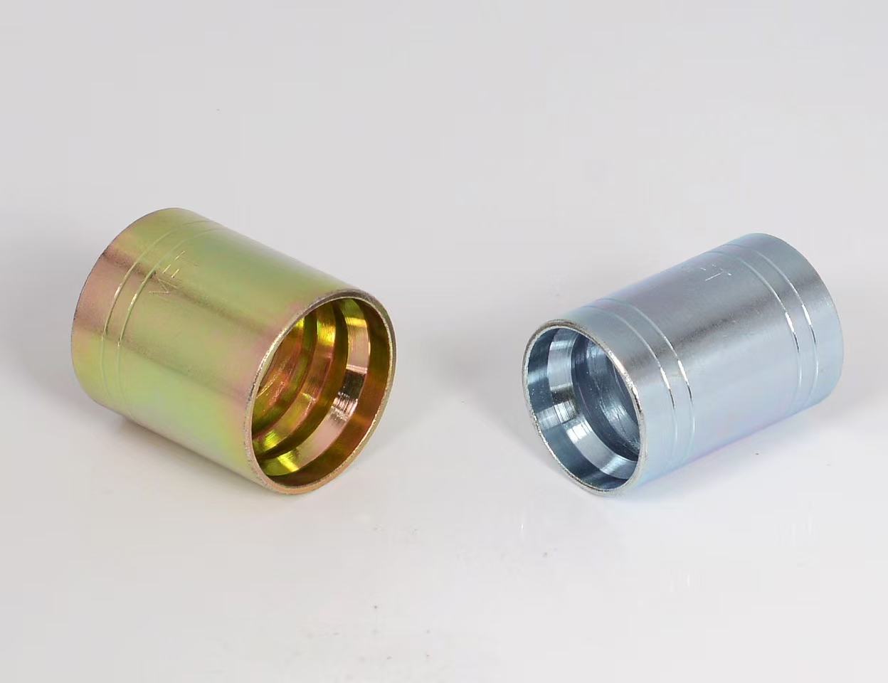 Blue-white and coloured passivation on plated parts