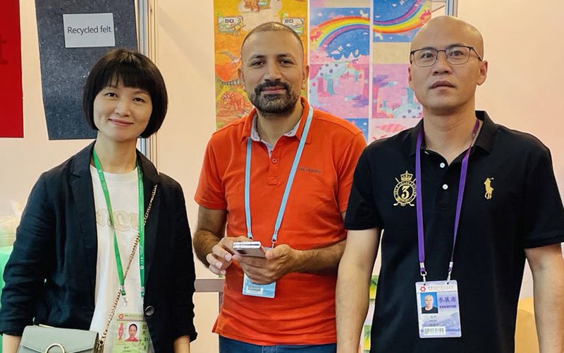 Linda for cooperation and exchange at the Canton Fair