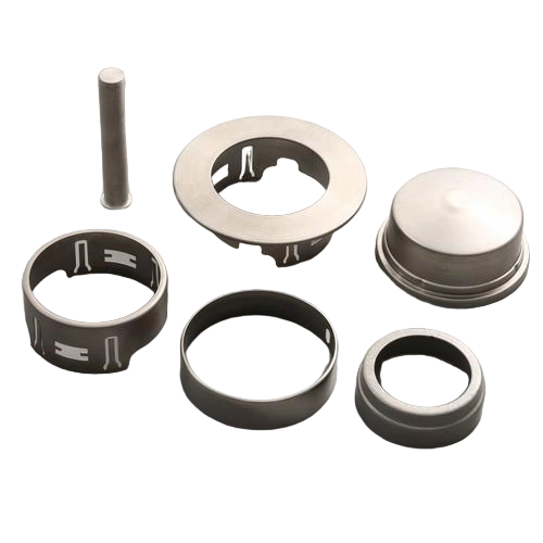 Progressive stamped connectors